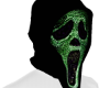 GREEN GHOSTFACE MASK