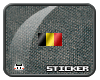 O" Belgium Pixel flag