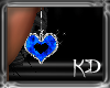 (kd) Bling Heart Blue 