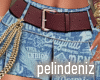 [P] Cara blue skirt