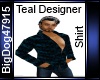 [BD] Teal Designer Shirt