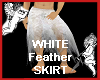 White Feather Skirt