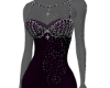 Dark Purple Gem Gown