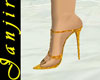 JJ~GOLDEN LEATHER SHOES