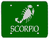 Scorpio plate, green