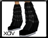 [X]Black Furry boot