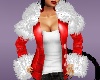*Red Fur Leather Jacket