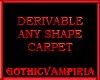 .V. Drv Any Shape Carpet