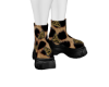 p leopard boots m