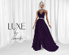 LUXE Gown Deep Purple