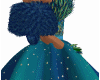 Mela Faux Fur Stole PeaC