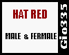 [Gio]HAT RED  F&M 