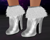 Heiria White Heels