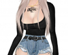 black set & jeans