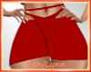 Red Wrap Skirt RL