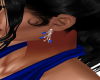 Sapphire Silver Earrings
