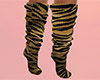 Brown Tiger Stripe Socks