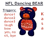 NFL Dancing BEAR