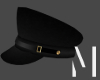 Black Military Cap