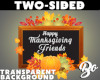 *BO 2-SIDED THANKSGIVING