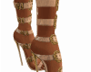 TAN GLADIATOR HEEL