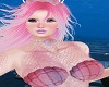 Mermaid Sea Choker Pink