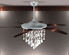 Crystal and Bronze Fan