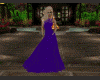 Purple lace dress