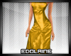 E~ Satin Gown Yellow