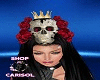 Crowns Skull Rose