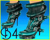 *B4* Sexy Teal Boots