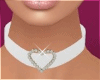 White Hearts Choker