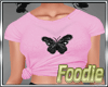 Pink Butterfly Top