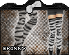 -Ƨ Zebra Stockings