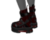 goth strapped red docs