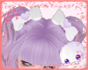 |H|Heart Bows Hair Lilac