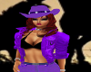 Cowgirl Hat Purple