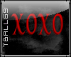 red XOXO sign