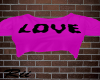 [B] 'Love' purple top