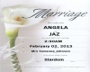 Angela & Jaz Certificate