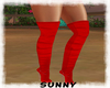 *SW*Red High Thigh Boots