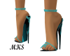 A JEWEL TEAL HEEL