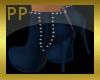 [PP] Blue Leather Bootie