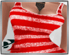 striped red dress