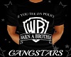 T Warn a Brother Blk