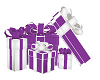 Purple and White Gifts