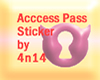 Access Pass Sticker 2