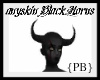 {PB}Anyskin Black Horns