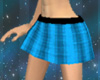 DD~Blue Plaid Skirt