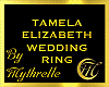 TAMELAELIZABETH WEDDING